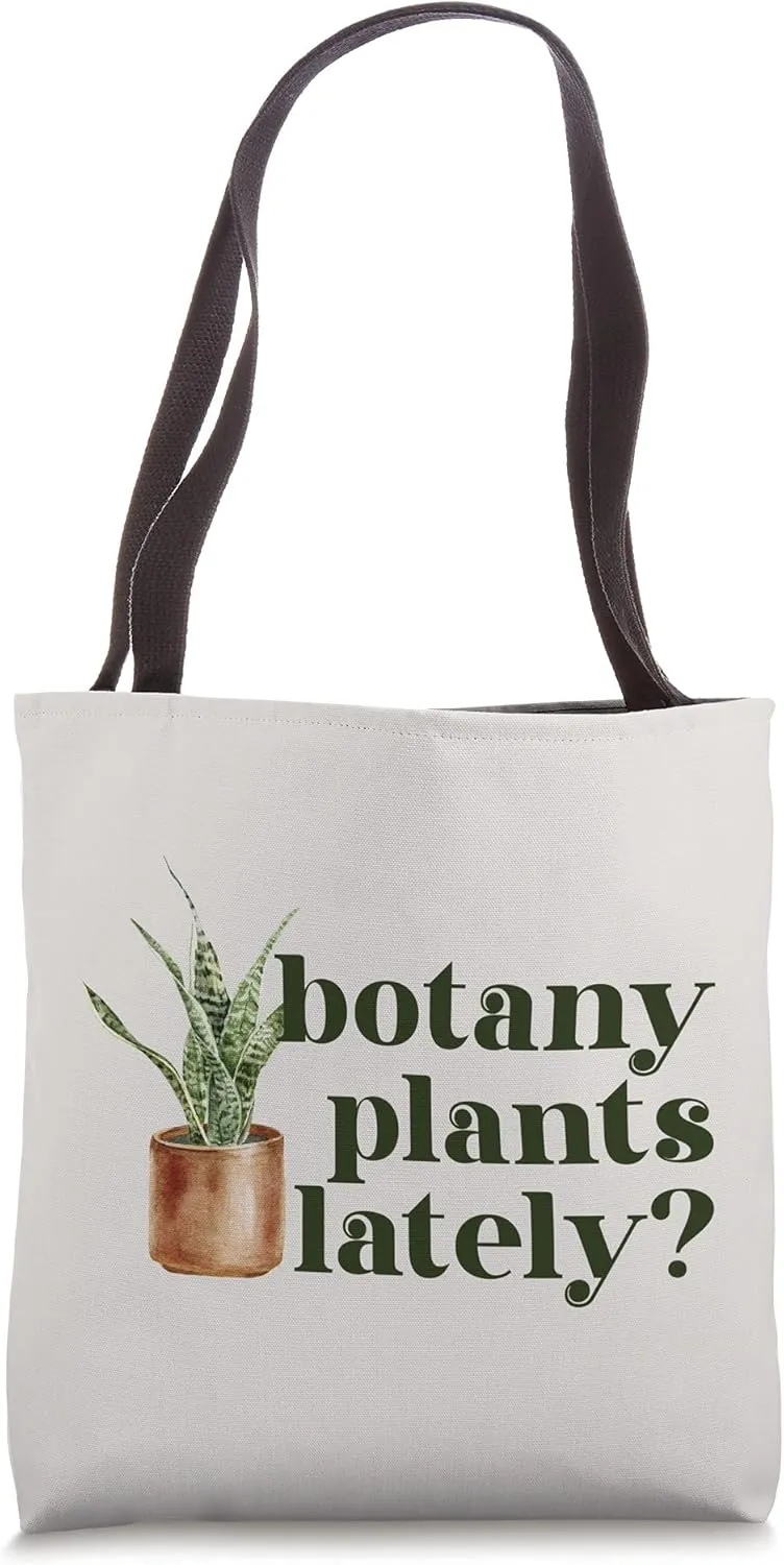 Cute House Plant Snake Plant | Botany Plants Lately Tote Bag