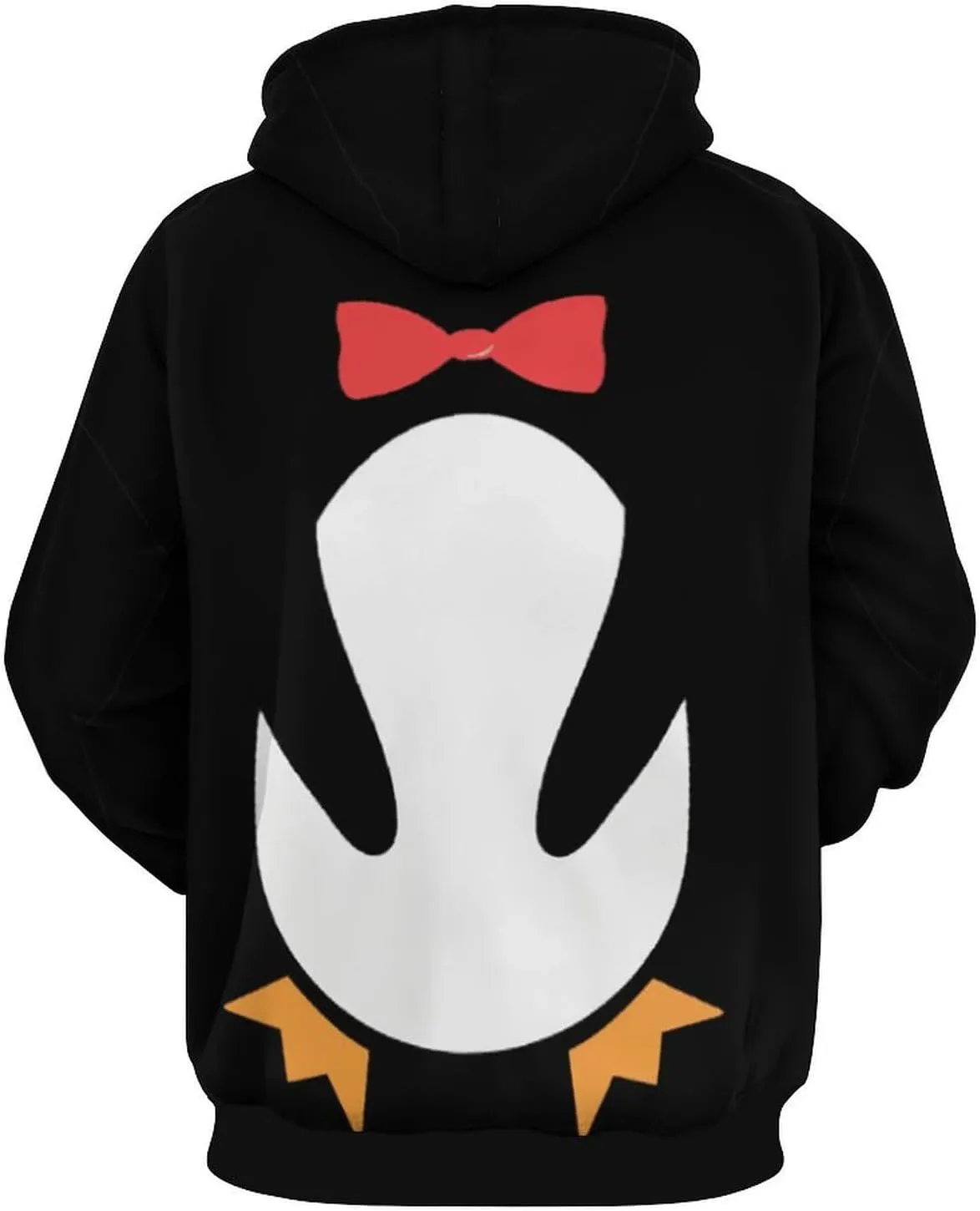 Cute Penguin Hoodie Funny Hoody Sweatshirts for Mens/Kids Active Hoodies