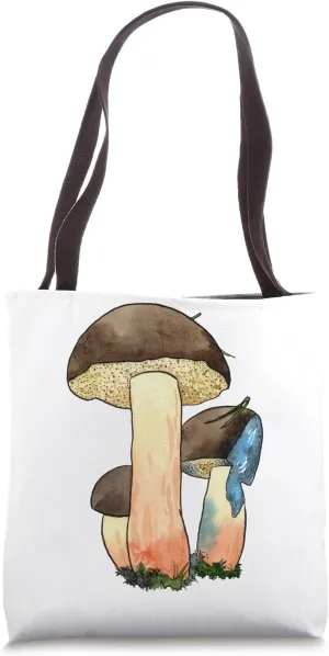 Cyanoboletus Pulverulentus Ink Stain Bolete Fungus Plant Tote Bag
