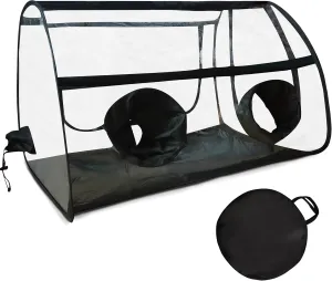 CZWL&HG Still Air Box Mycology Laminar Flow Hood, Mushroom Grow Bags, Home Scientists, Mushroom Grower Kit（35.5 * 23.5 * 23.5inch）