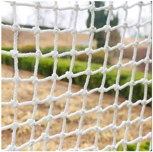 Decor Safety Net,Children Protection Fence Climbing Truck Cargo Trailer Netting for Railings Stairs Indoor Playground Outdoor Ceiling Decoration  1 Tie Rope (Color : 5cm, Size : 1X2M)