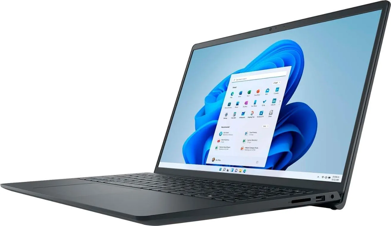 Dell Inspiron 15 3000 2024 Personal Laptop ~ 15.6" FHD 60Hz IPS Touch ~ AMD Ryzen 7 7730U ~ 16GB DDR4~512GB M.2 NVMe ~ Wi-Fi 5 ~ Windows 11 Pro ~ Carbon Black