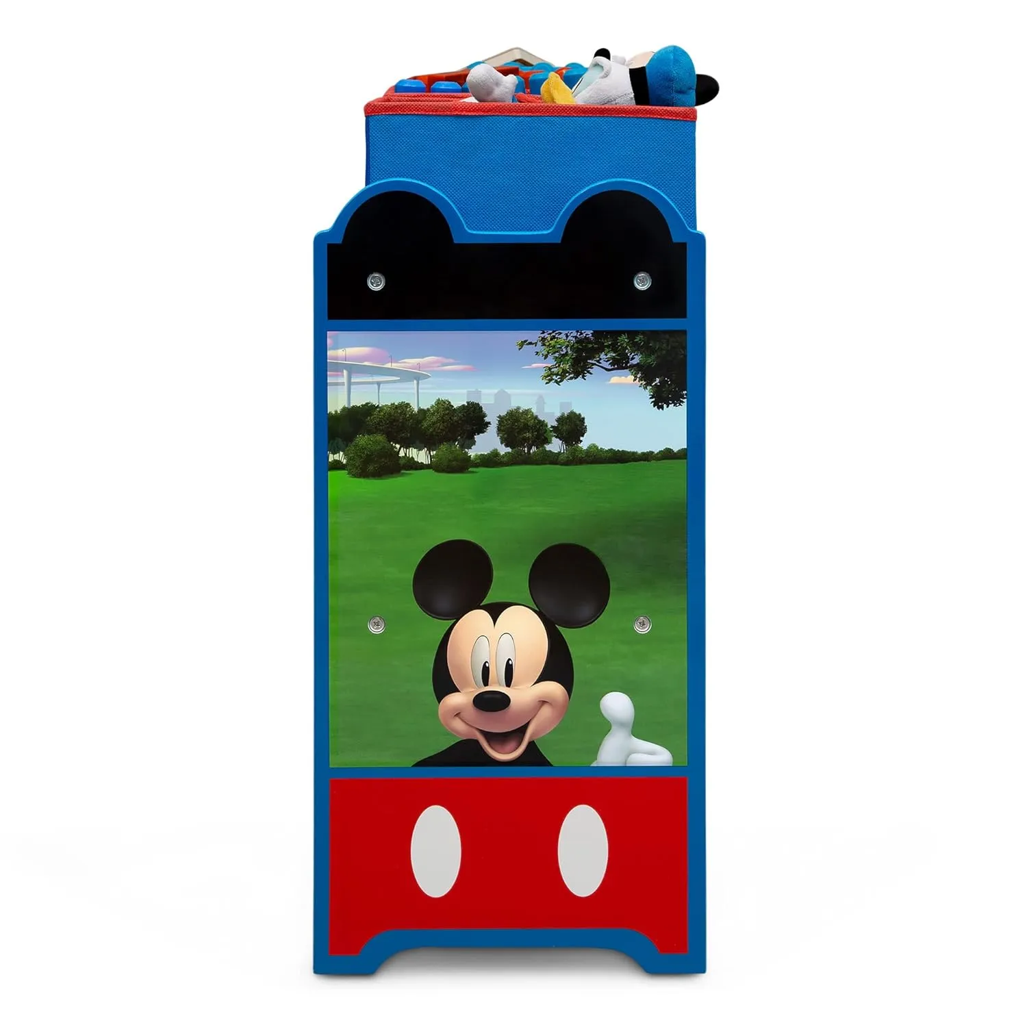 Delta Children Disney Mickey Mouse Deluxe 9 Bin Design and Store Toy Organizer, Greenguard Gold Certified