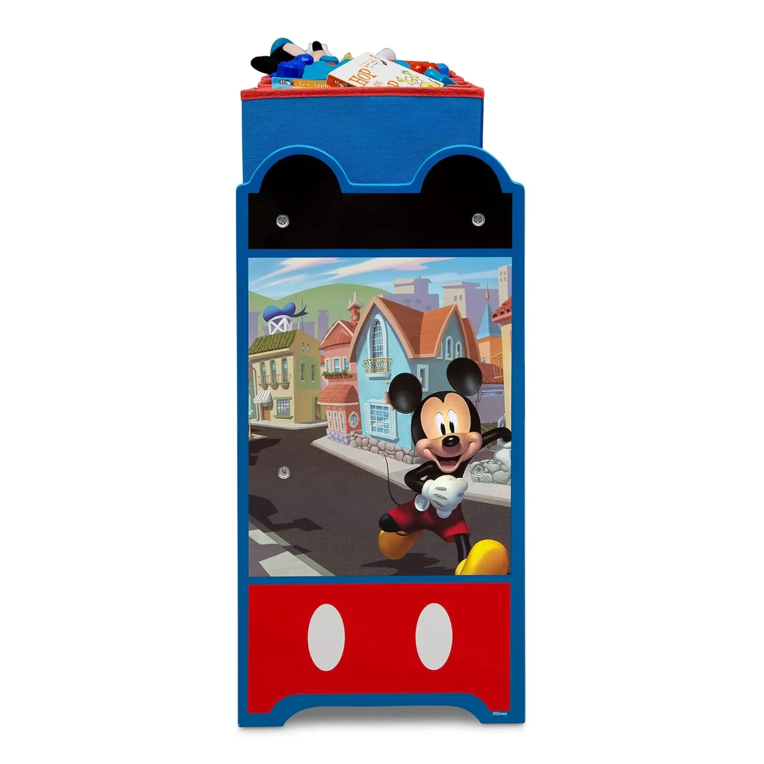 Delta Children Disney Mickey Mouse Deluxe 9 Bin Design and Store Toy Organizer, Greenguard Gold Certified