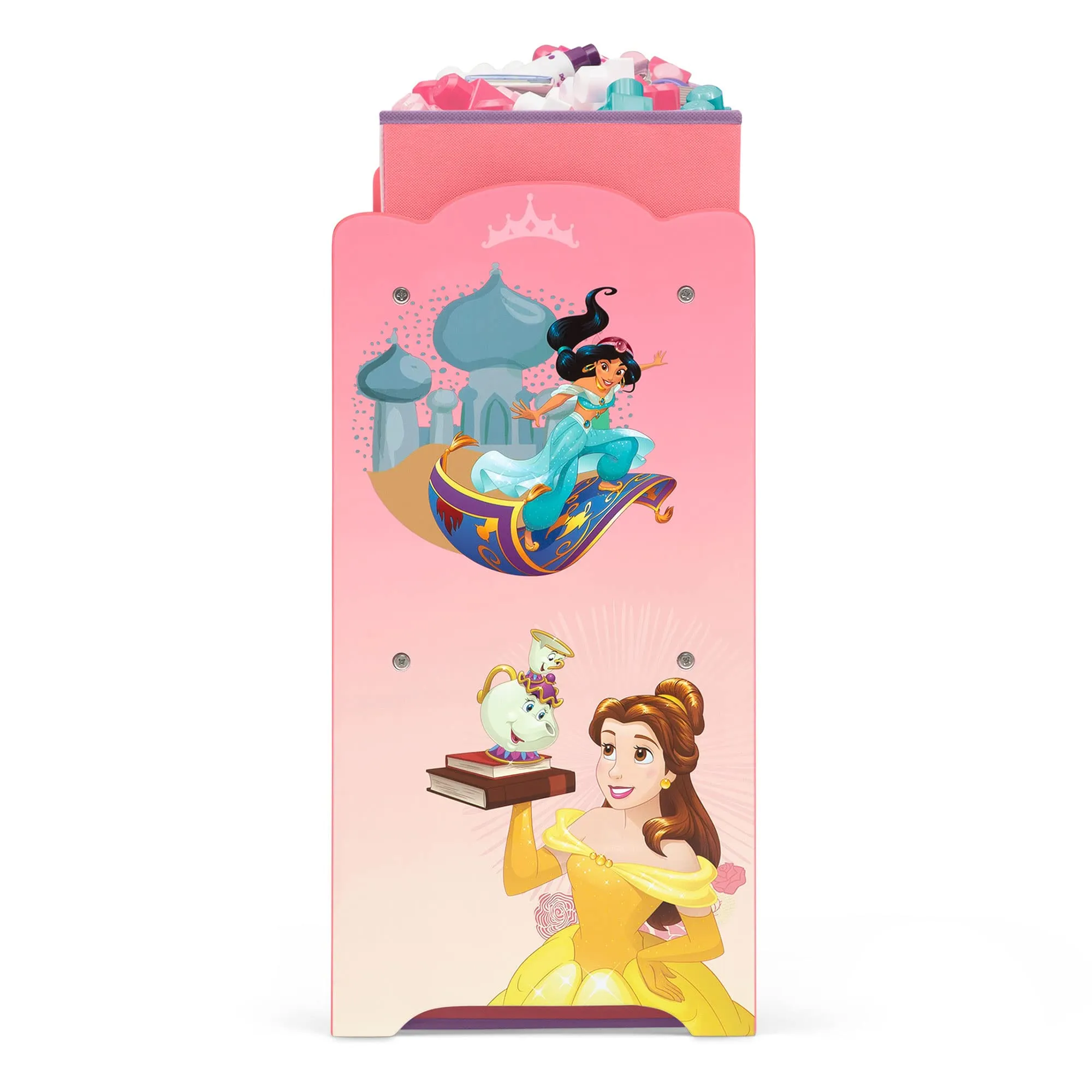 Delta Children Disney Princess Deluxe 9 Bin Design and Store Toy Organizer, Greenguard Gold Certified