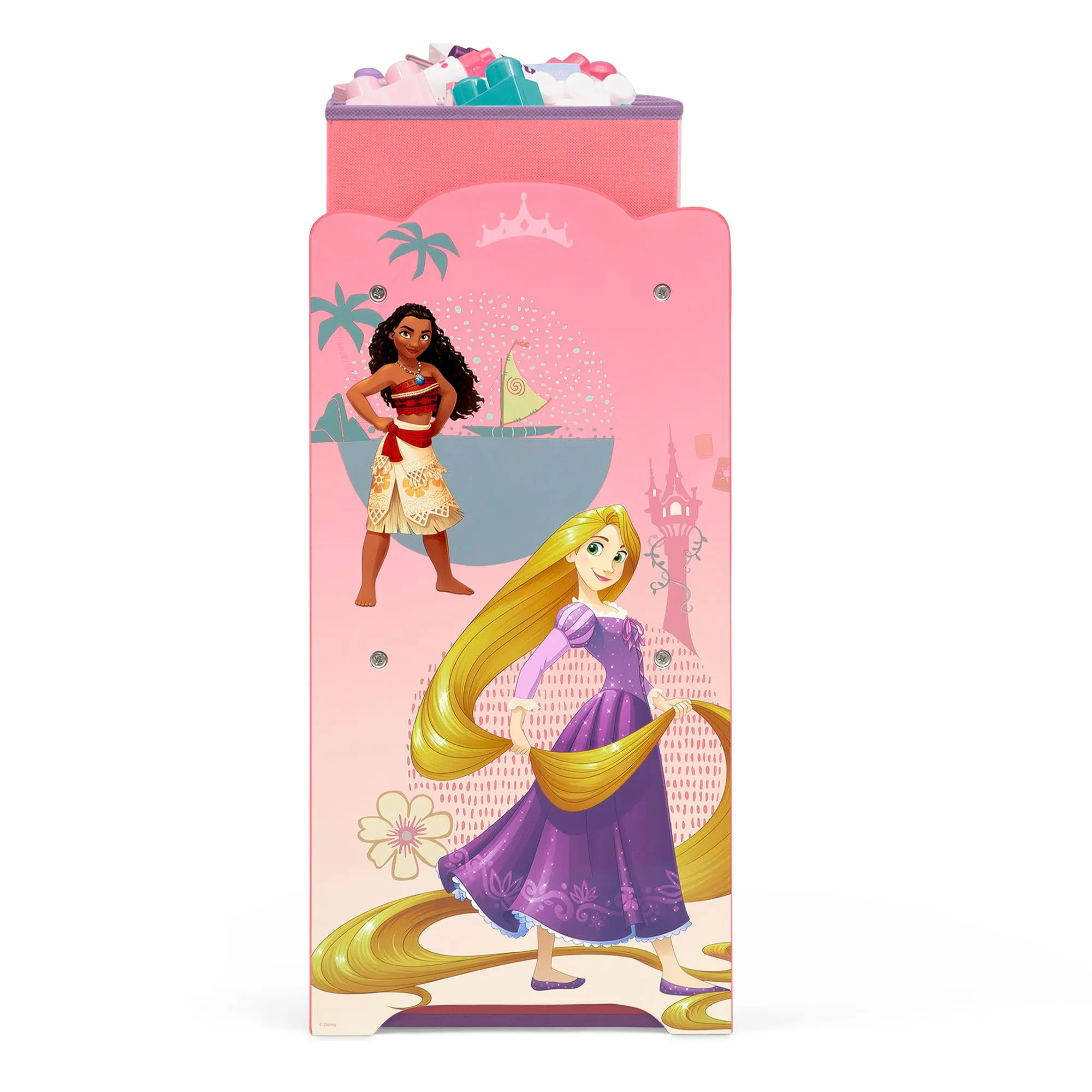 Delta Children Disney Princess Deluxe 9 Bin Design and Store Toy Organizer, Greenguard Gold Certified