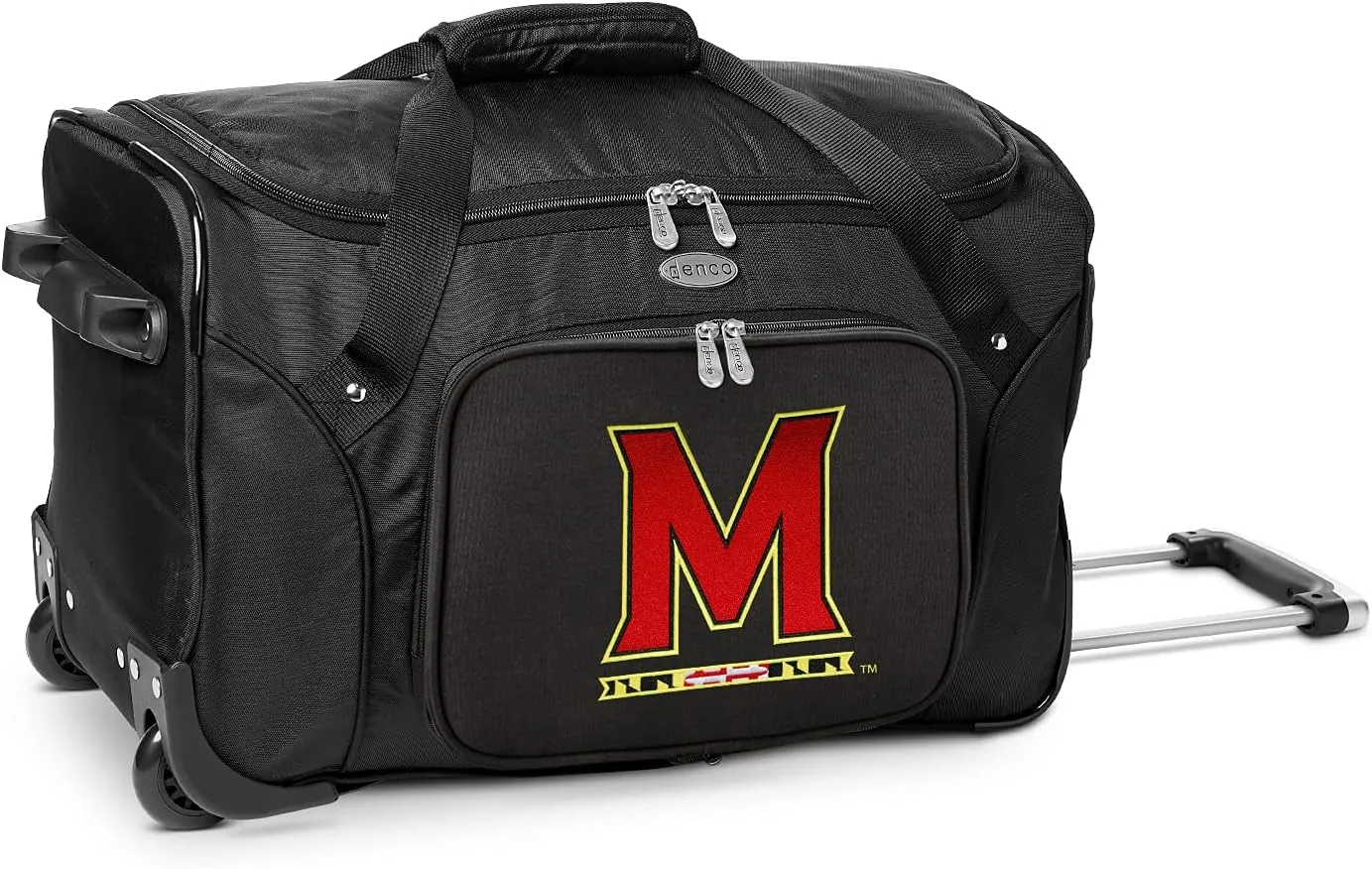 Denco 22-inch Wheeled Duffel Bag, Black, Large