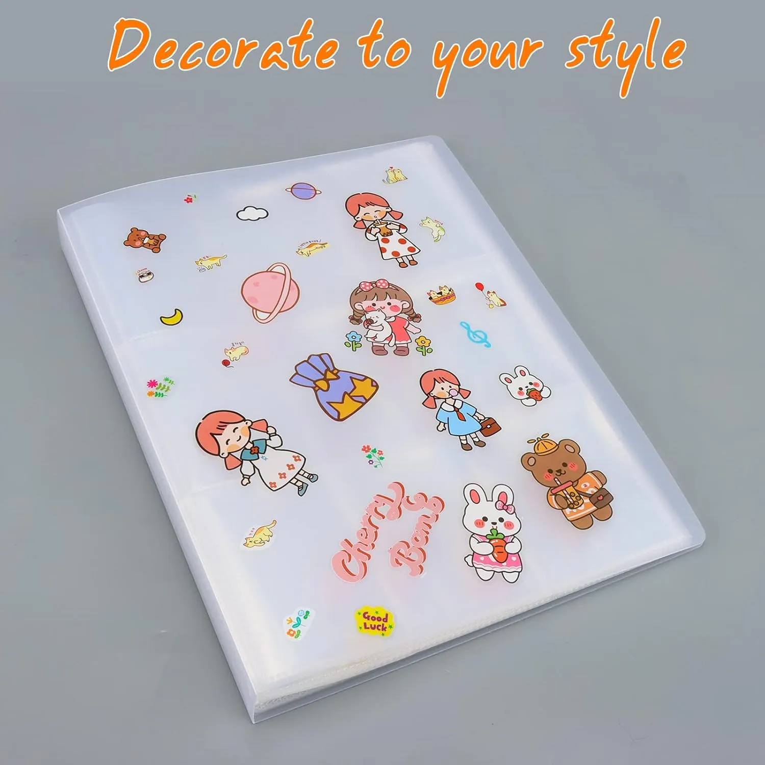Designster Transparent Jewelry organizer book - Earring Organizer Storage Book Bag Anti-Oxidation, Jewelry Travel Organizer (288Slots 150pcsZipper Bags)