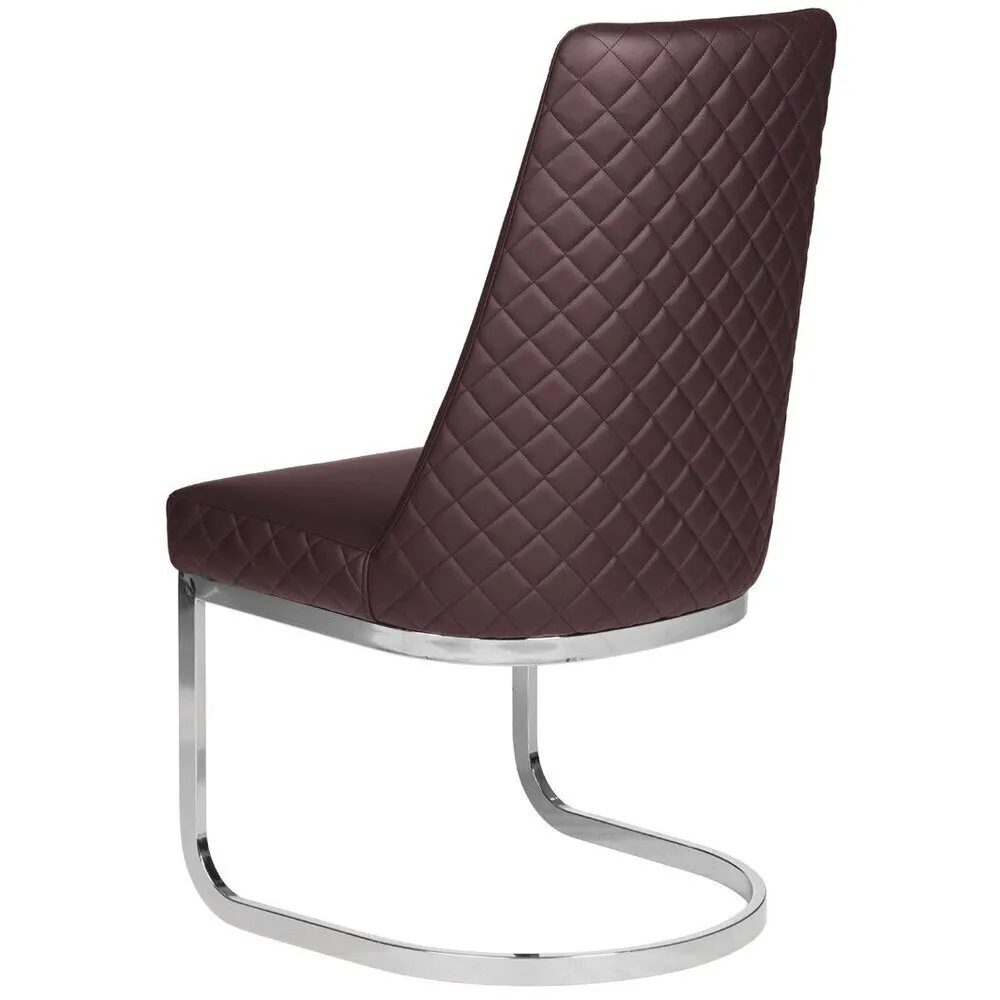 Diamond Customer Chair / Non-Rolling / Available in Black, Chocolate, Khaki, or Gray by Whale Spa