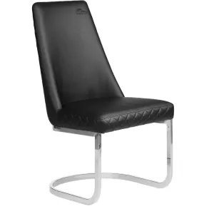 Diamond Customer Chair / Non-Rolling / Available in Black, Chocolate, Khaki, or Gray by Whale Spa