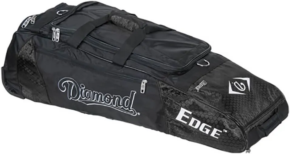 Diamond Sports Edge Wheeled Bat Bag (36 x 10 x 12-Inch)