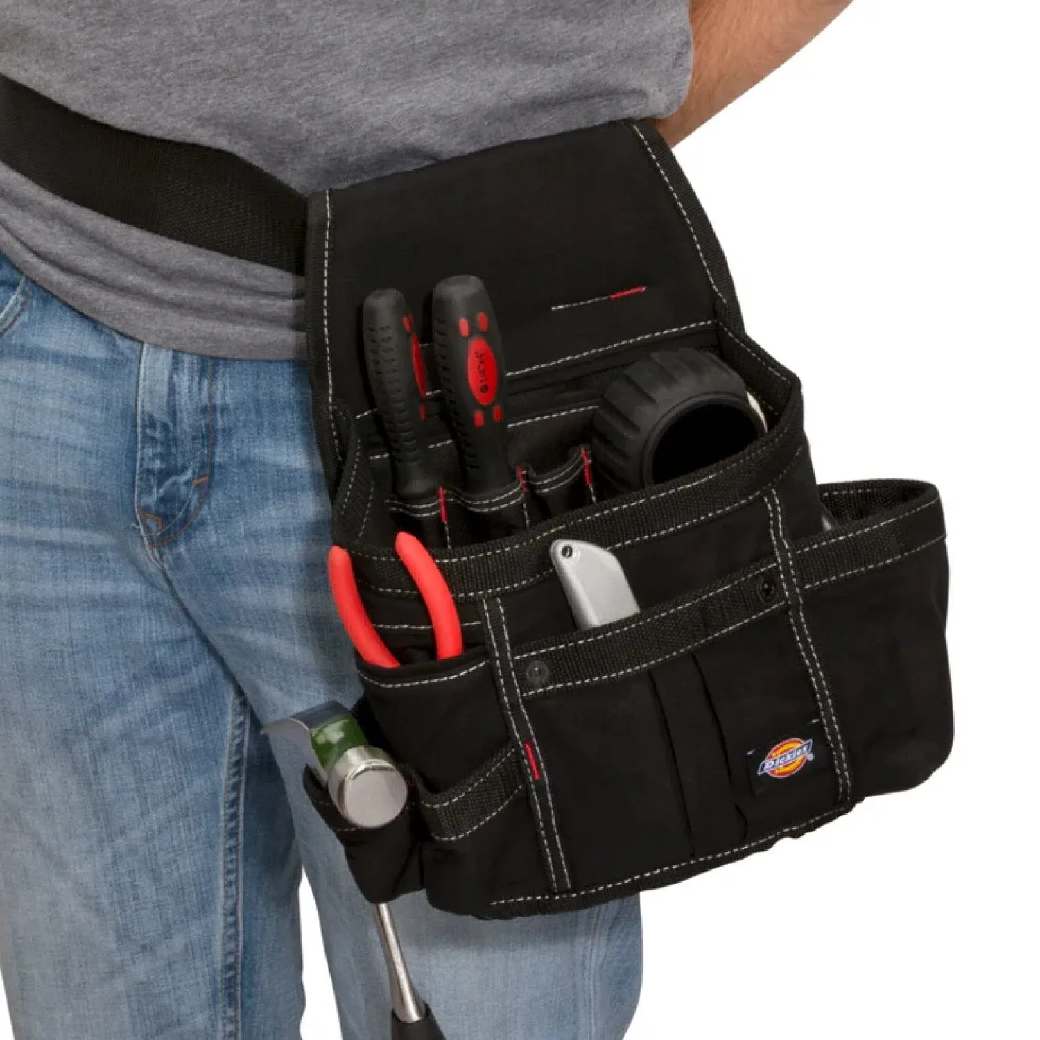 Dickies 57054 8-Pocket Utility Pouch with 2-Inch Web Belt