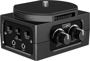 Digital Camera External Microphone Compatible with Mamiya 645DF  Medium Format DSLR Digital Camera, XM-AD2 Dual Channel XLR-Mini Audio Adapter for DSLRs, Camcorders and Pro Video Cameras
