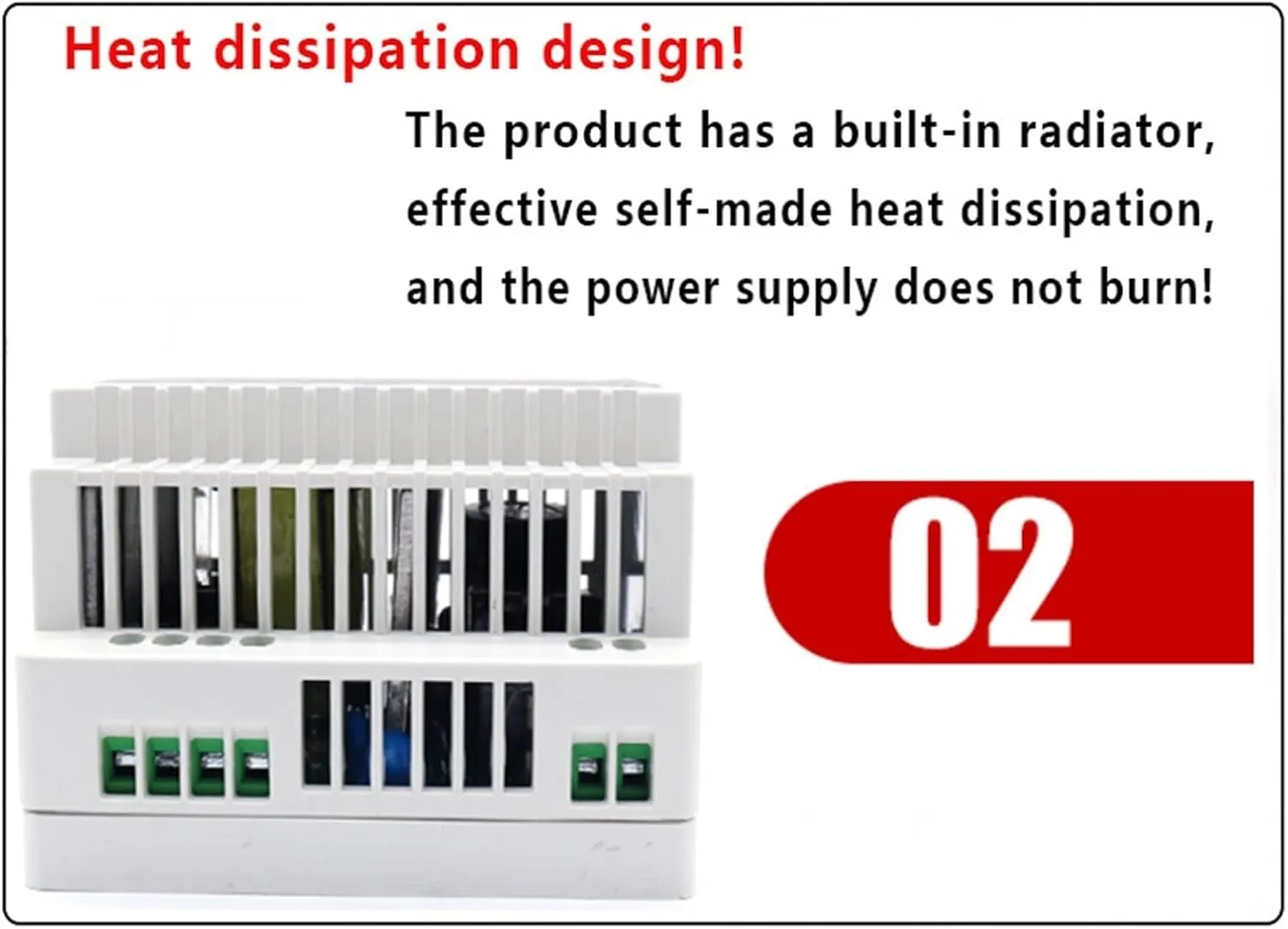 DIN Rail Switching Power Supply DR-15W 30W 45W 60W Single Output 5V 12V 24V AC DC Converter Power Switch Input 110/240VAC (Size : 24V, Color : 30W)