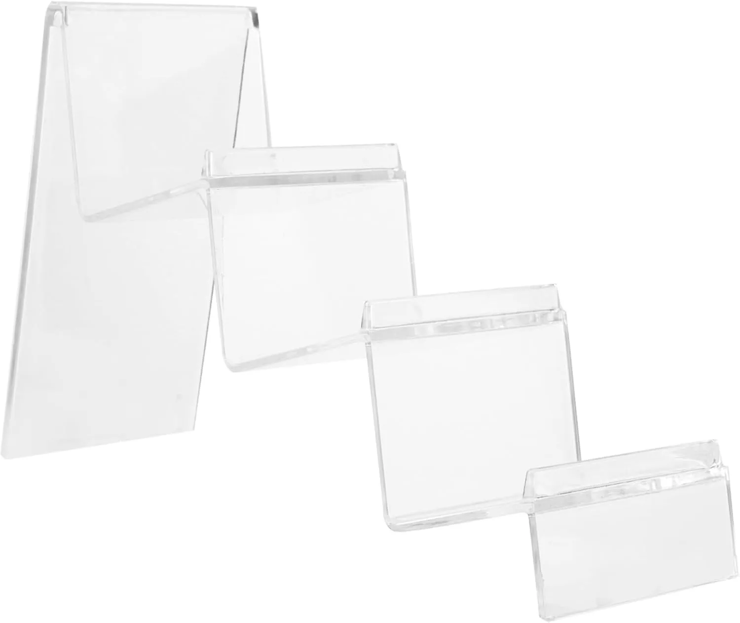 display stand clear riser shelf HANDBAG DISPLAY RISER JEWELRY STORAGE ORGANIZER wallet handbag riser clear purse organizer figure display step risers stands Glasses easel Acrylic