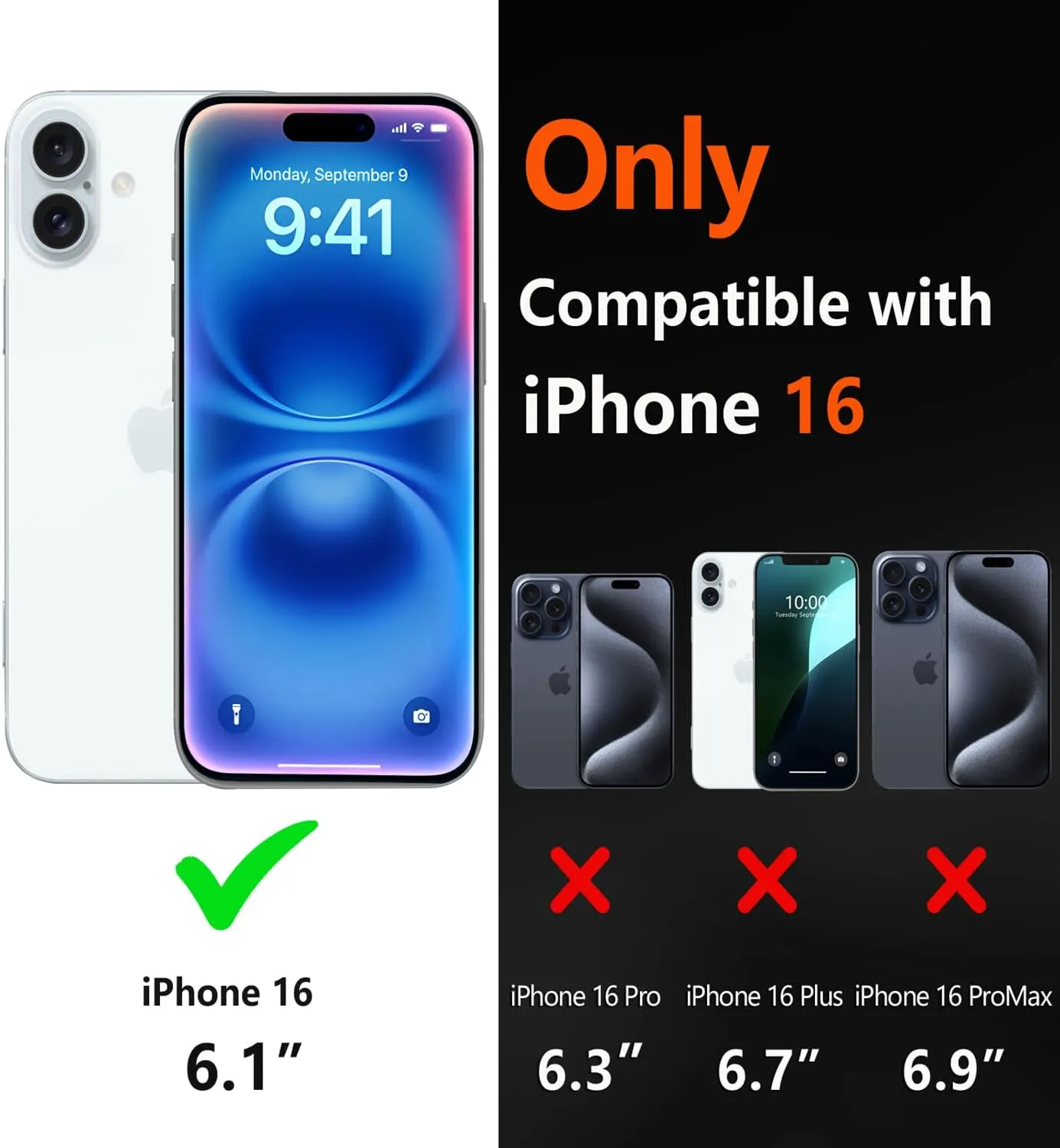 Diverbox for iPhone 16 Case [Shockproof] [Dropproof] [Tempered Glass Screen Protector   Camera Protectors] Heavy Duty Protection Phone Case Cover for Apple iPhone 16 (Dark Green)