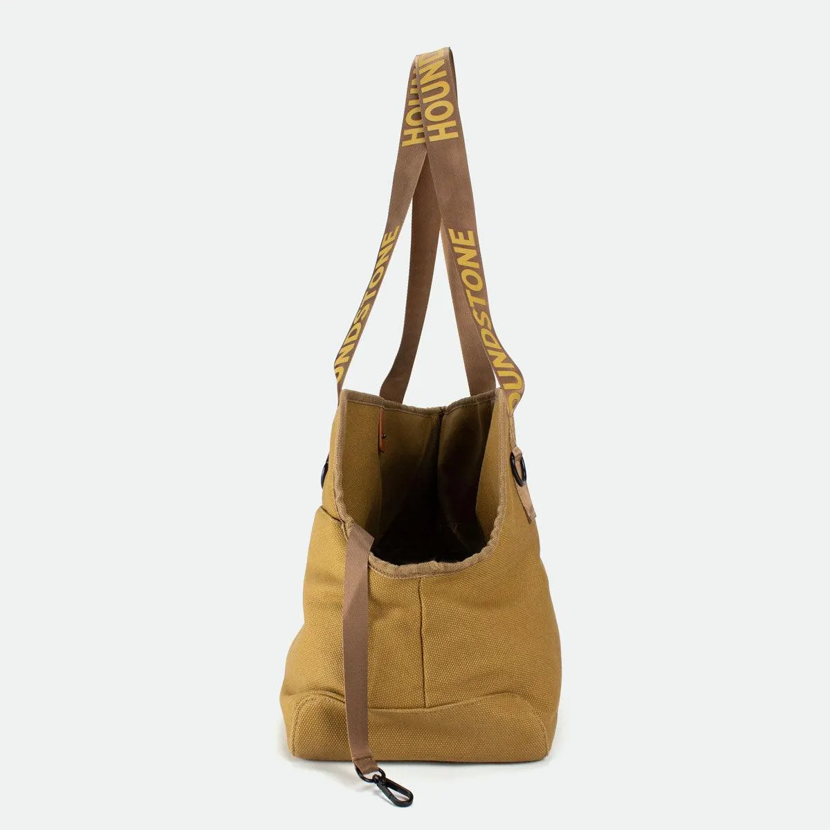Dog Tote Bag, Soft Sided Pet Carrier - Canvas Material, Tan, lightweight with large pocket