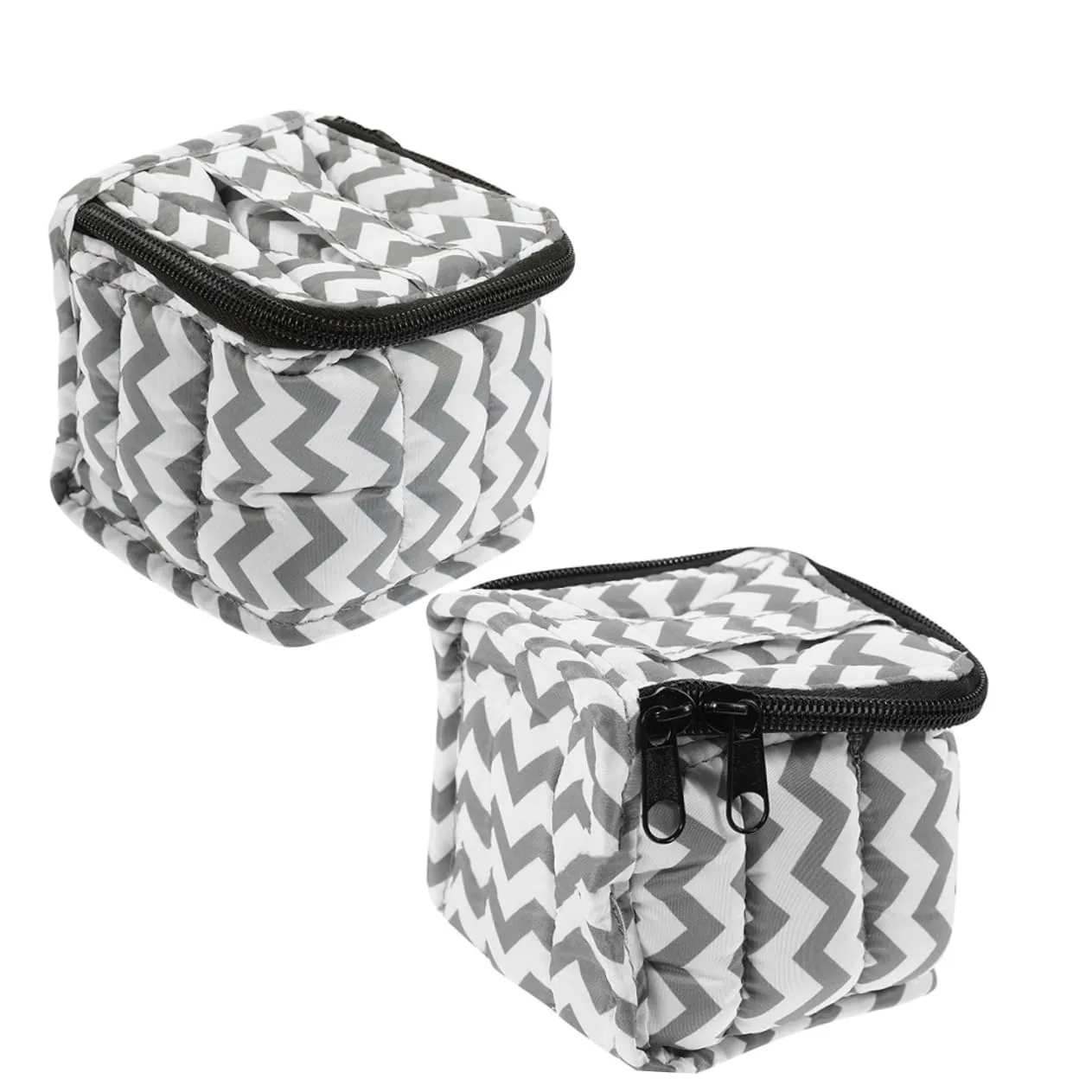 DOITOOL Nail Organizer Case Set 15ml Nail Storage Bag 9 Compartment Holder Nail Organizer Easy Access