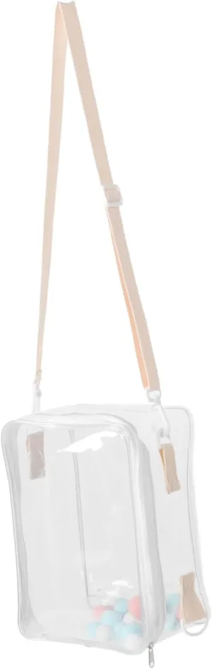 Doll Storage Bag Cotton Suitcase Case for Display Portable Mini Figures Shoulder Bag Zipper Closure Dustproof Organizer for Dolls Pouch