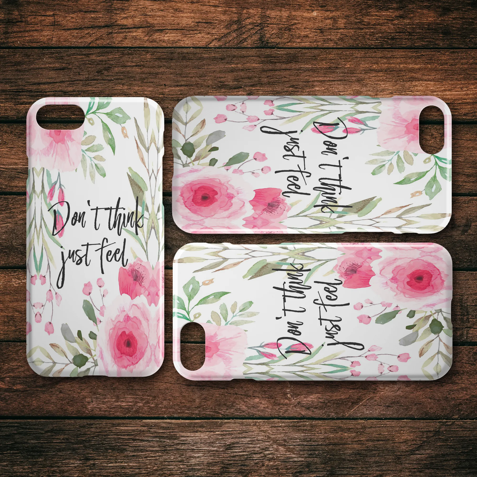 Don't Think Just Feel Spring iPhone Case