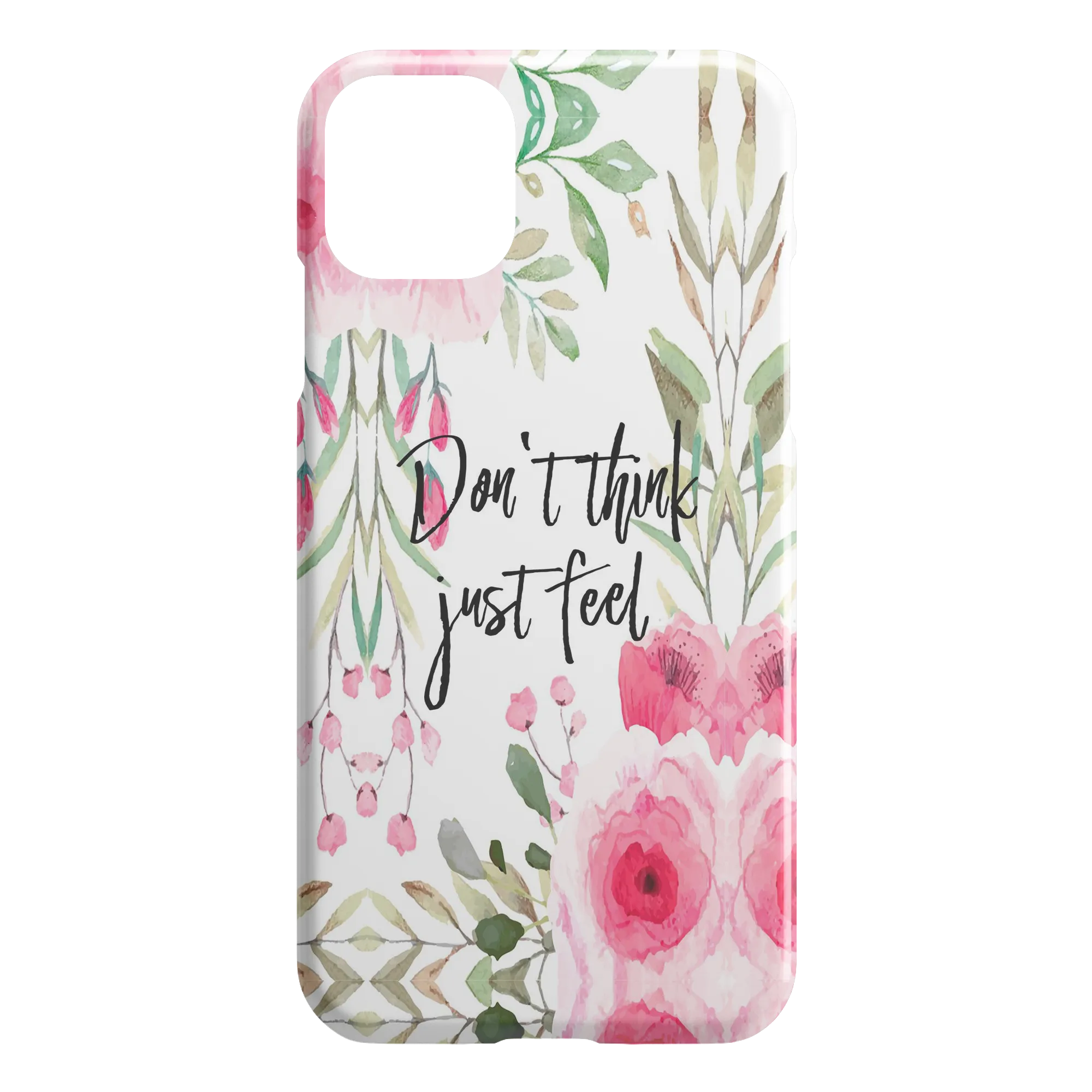 Don't Think Just Feel Spring iPhone Case