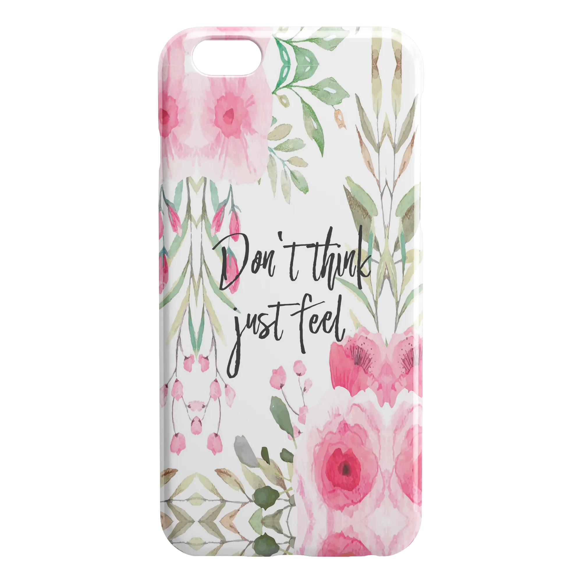 Don't Think Just Feel Spring iPhone Case
