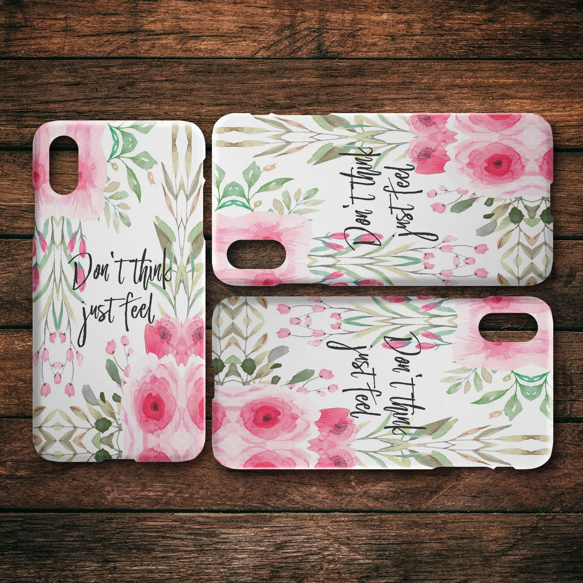 Don't Think Just Feel Spring iPhone Case