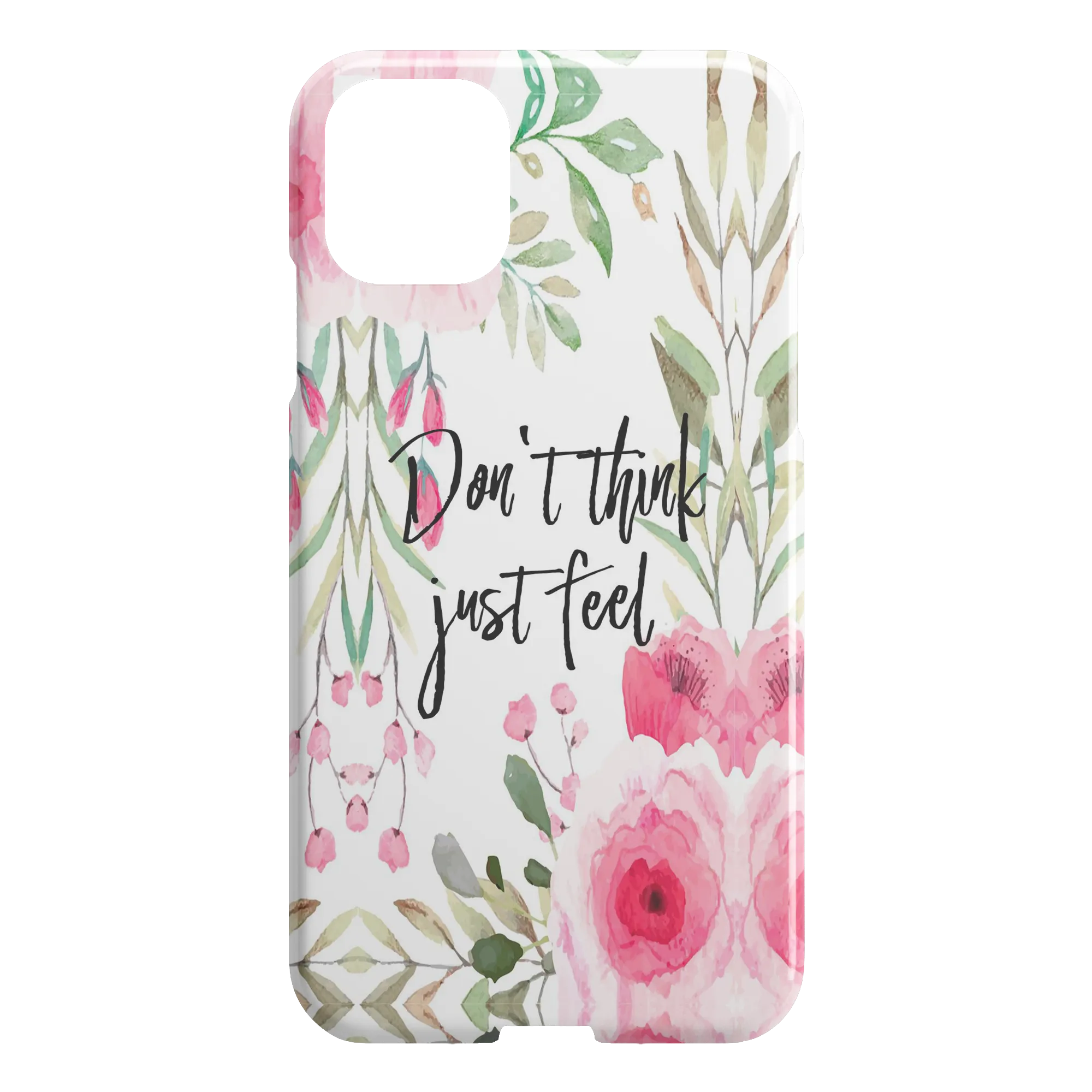 Don't Think Just Feel Spring iPhone Case