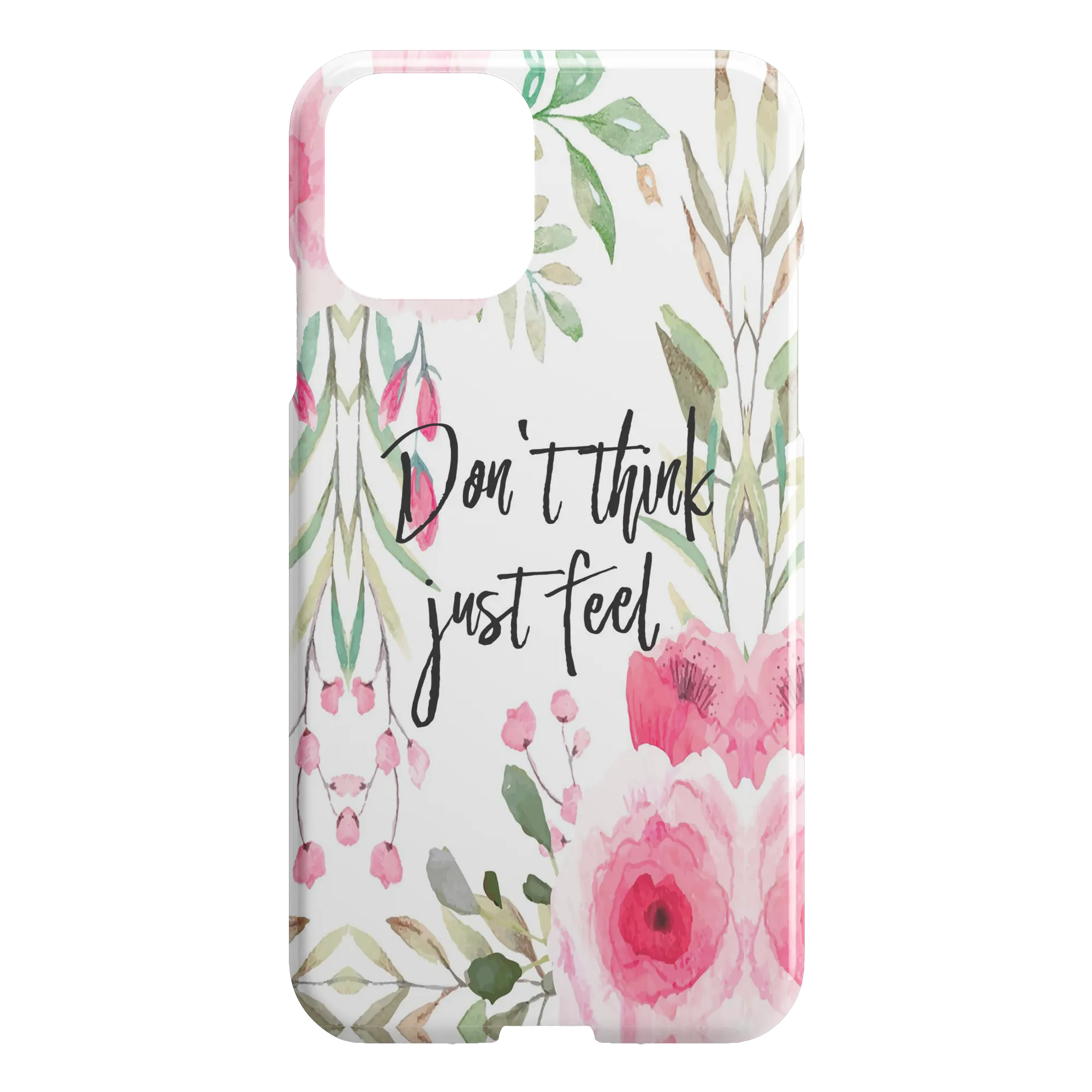 Don't Think Just Feel Spring iPhone Case