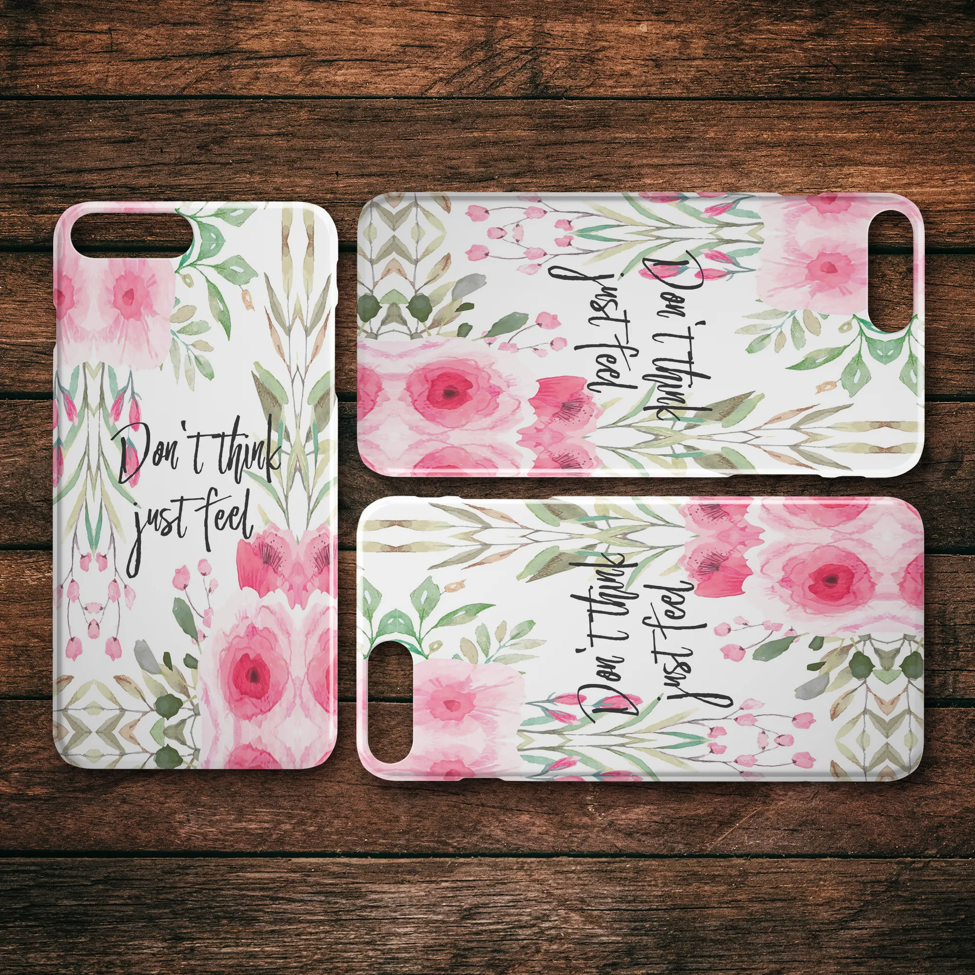 Don't Think Just Feel Spring iPhone Case