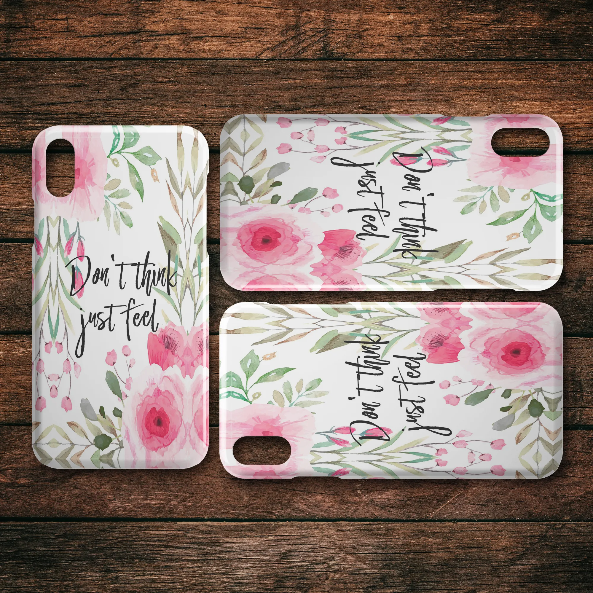 Don't Think Just Feel Spring iPhone Case