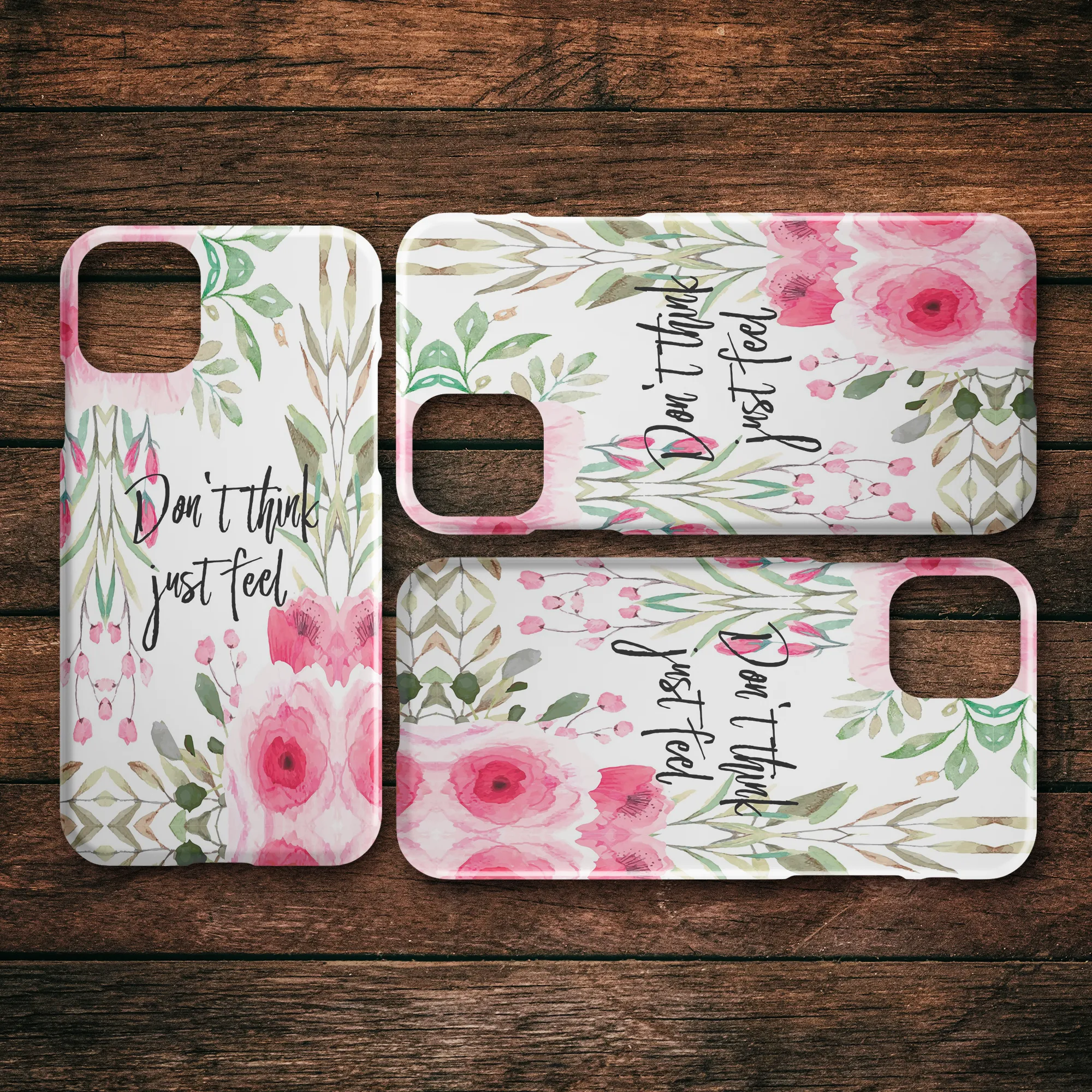 Don't Think Just Feel Spring iPhone Case