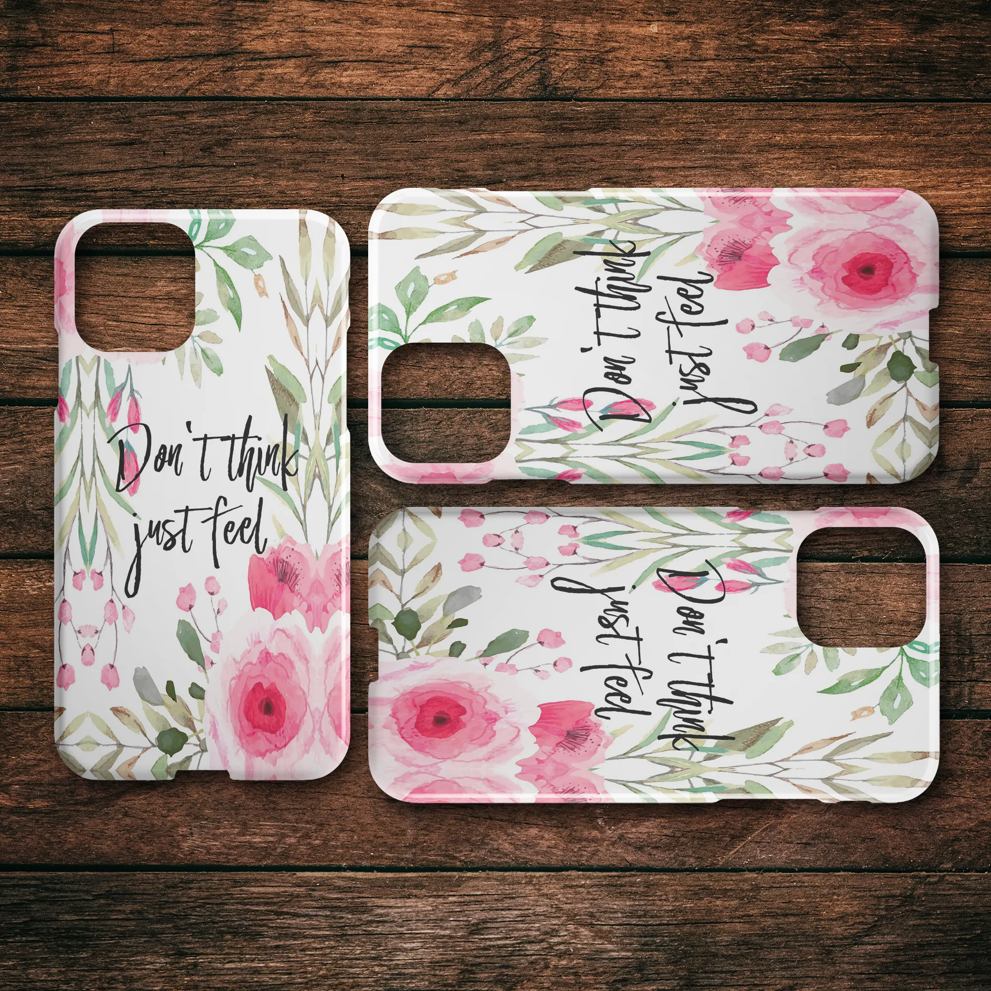 Don't Think Just Feel Spring iPhone Case