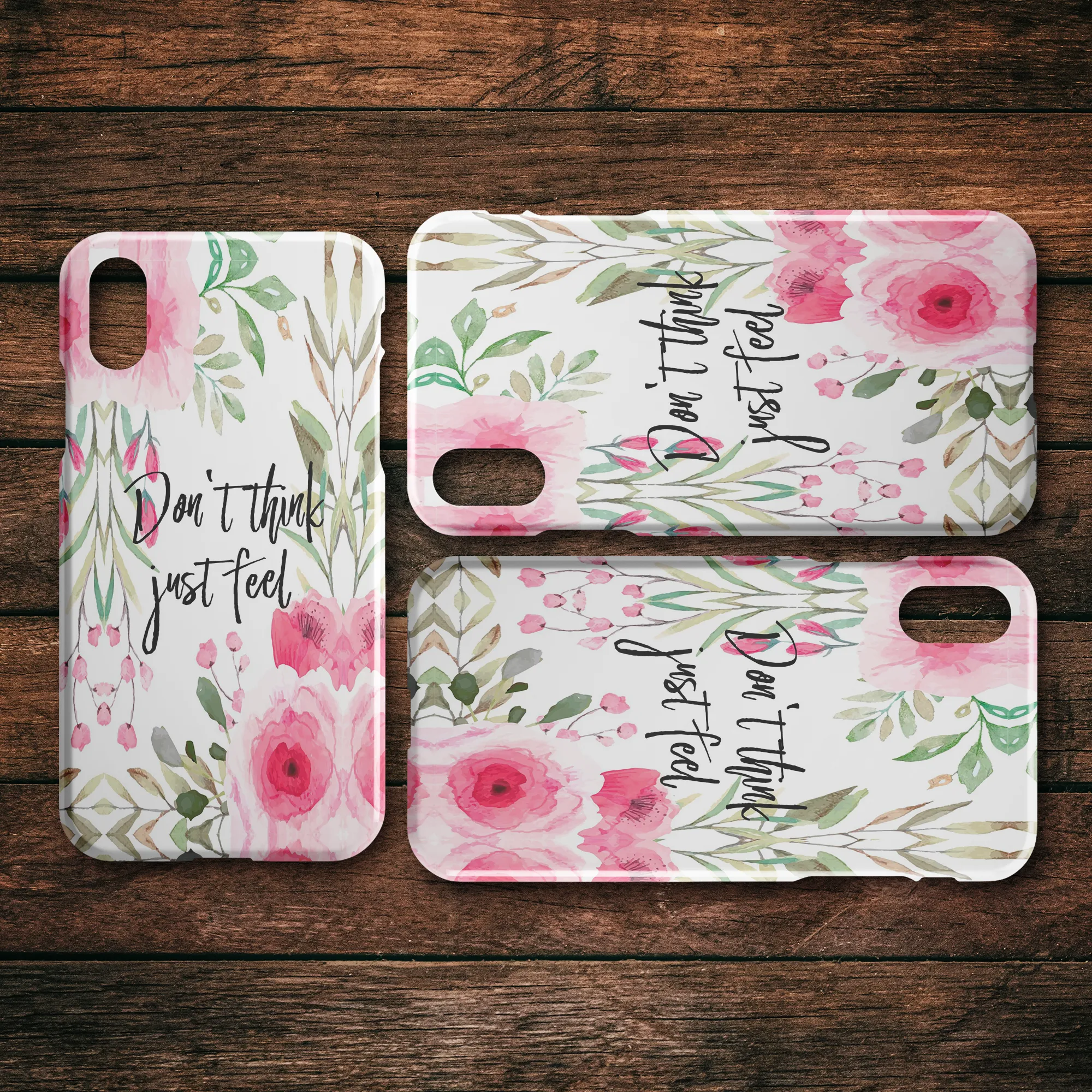 Don't Think Just Feel Spring iPhone Case