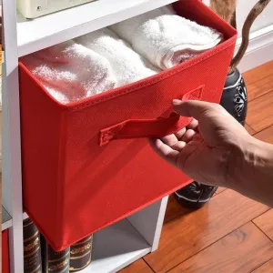Double R Bags Storage Cubes Non-woven Fabric Storage Bins | Cube Storage Bins for Home and Office Medium 1