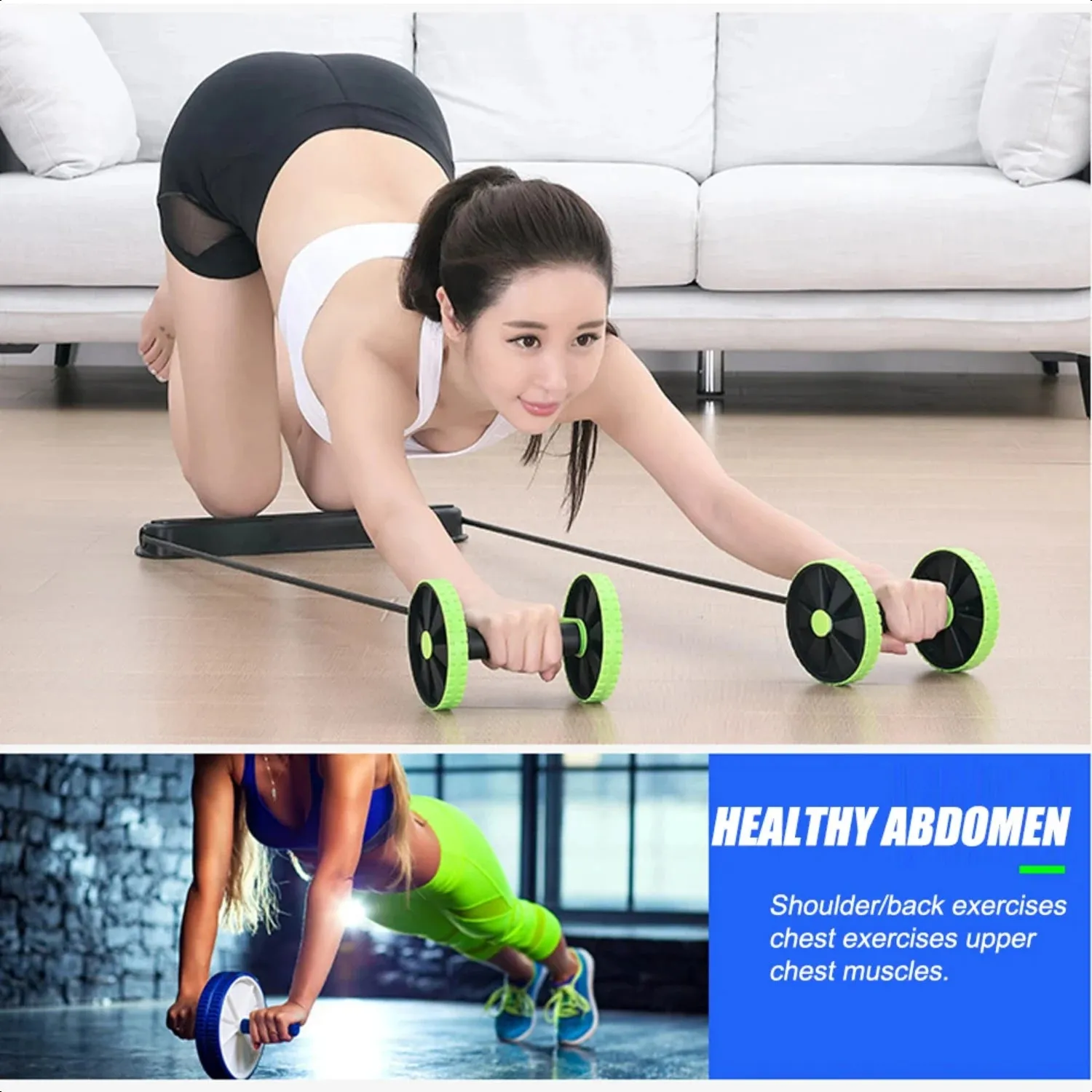 Double Wheeled Tension Roller