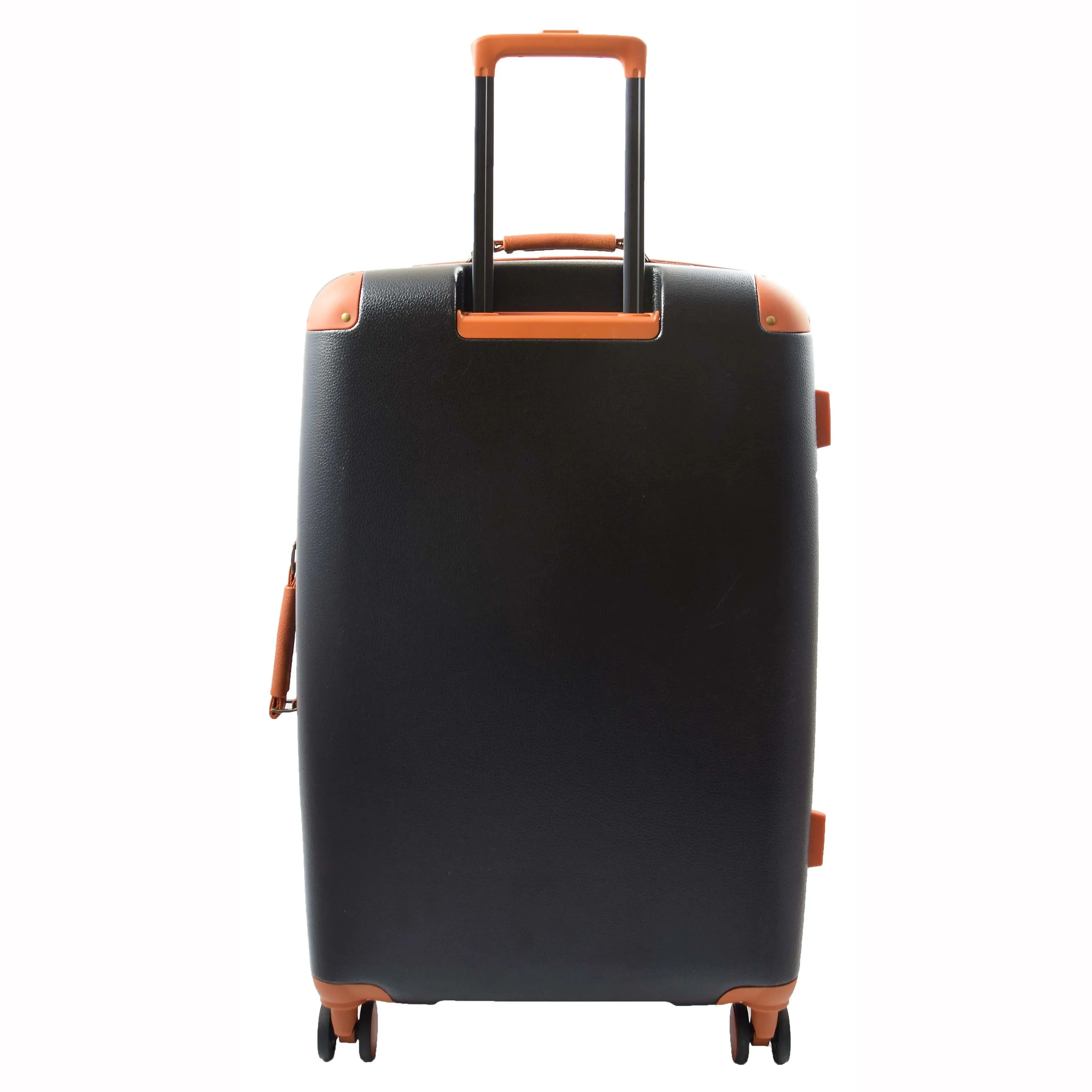 DR512 Luggage Spinner 8 Wheeled With Expandable PC ABS Black