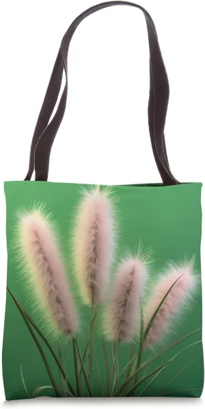 Dreamy Pampas Grass Design - Enjoy a Rich Green Pampas Tote Bag
