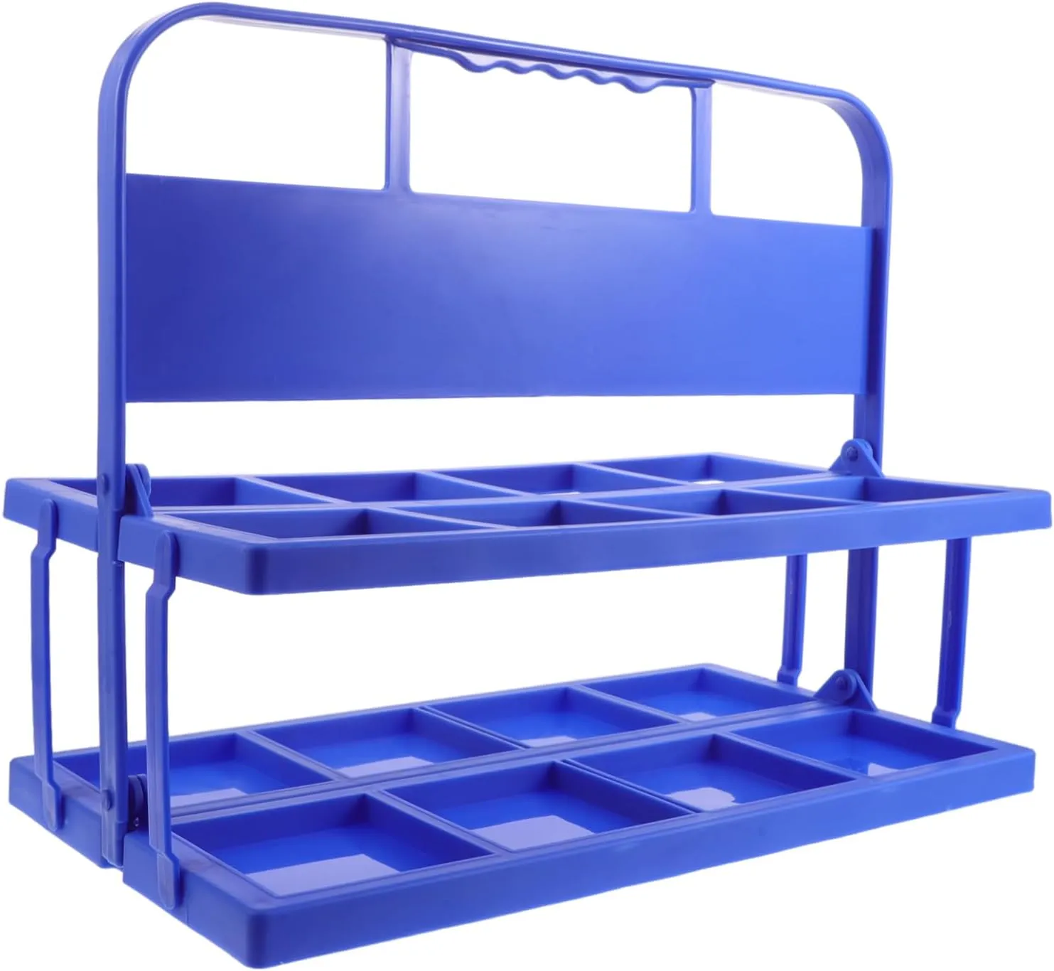 Drink Carrier with Handle Foldable Beverage Caddy for Bottles Durable Material Sports Hydration Rack for Team Events Outdoor Activities and Catering