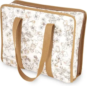 Dritz Project Organizer Bag, Beige Floral