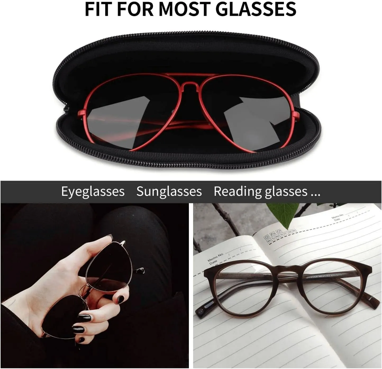 Eagle Fashion Eyeglasses Bag Soft Glasses Bag,Portable Sunglasses Case Travel For Women Men Use