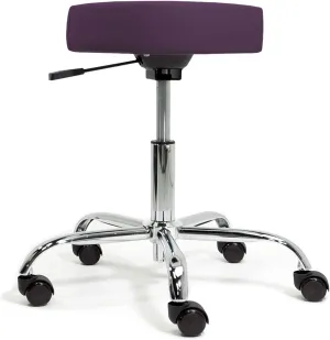 EARTHLITE Pneumatic Massage Salon Drafting Stool - No Leaking (vs. Hydraulic), Adjustable, Rolling, CFC-Free / Medical Spa Facial Chair