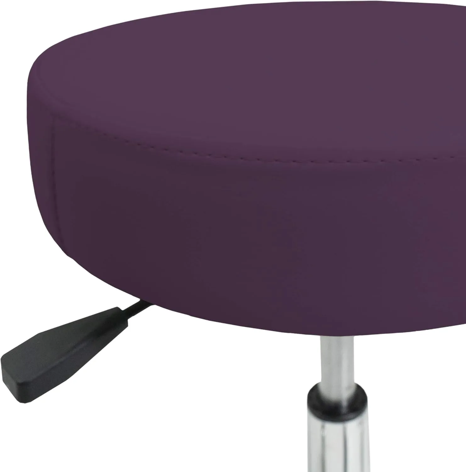 EARTHLITE Pneumatic Massage Salon Drafting Stool - No Leaking (vs. Hydraulic), Adjustable, Rolling, CFC-Free / Medical Spa Facial Chair