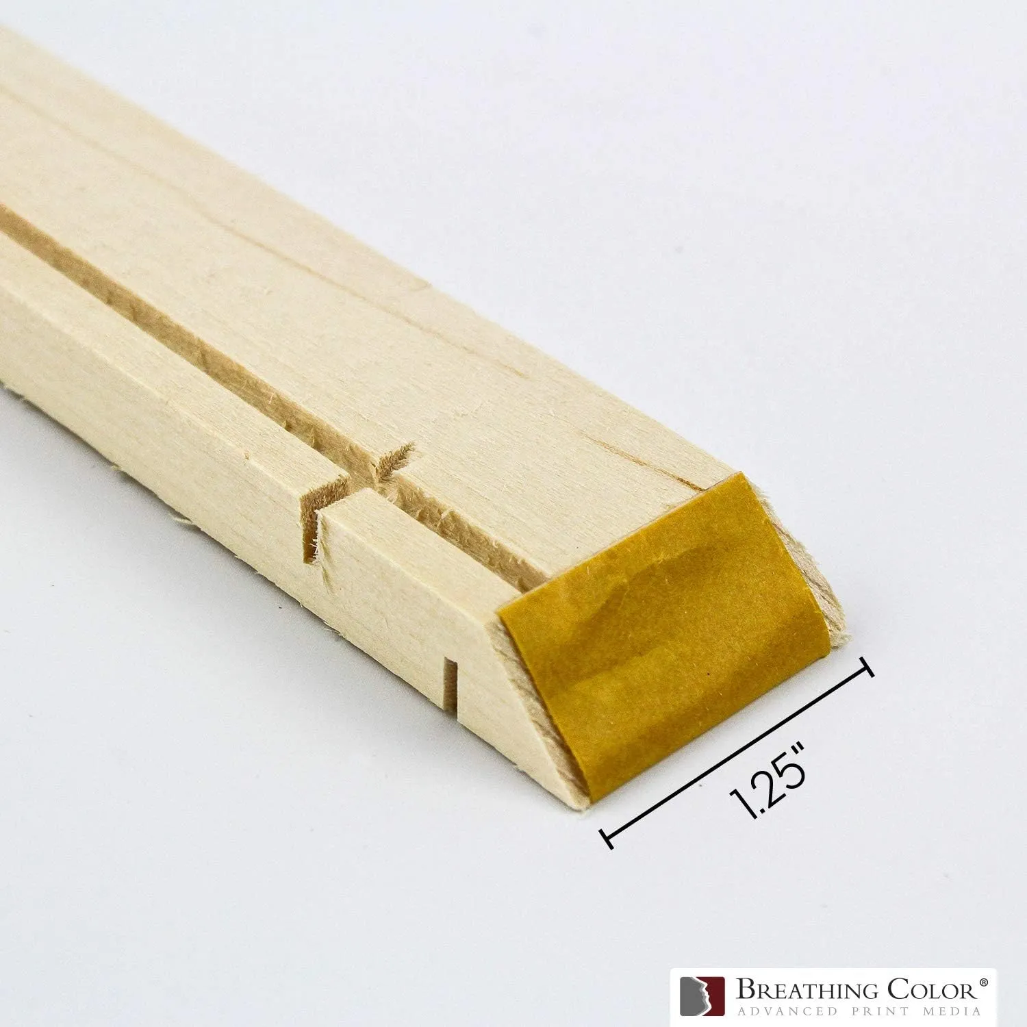 EasyWrappe 1.25" - 16", 20pk Deep DIY Stretcher Bars. Sizes Range from 8" to 30" with Strong Basswood Construction. Uses Plastic Corner Guides for Easy Canvas Stretching. Canvas Pliers Not Required