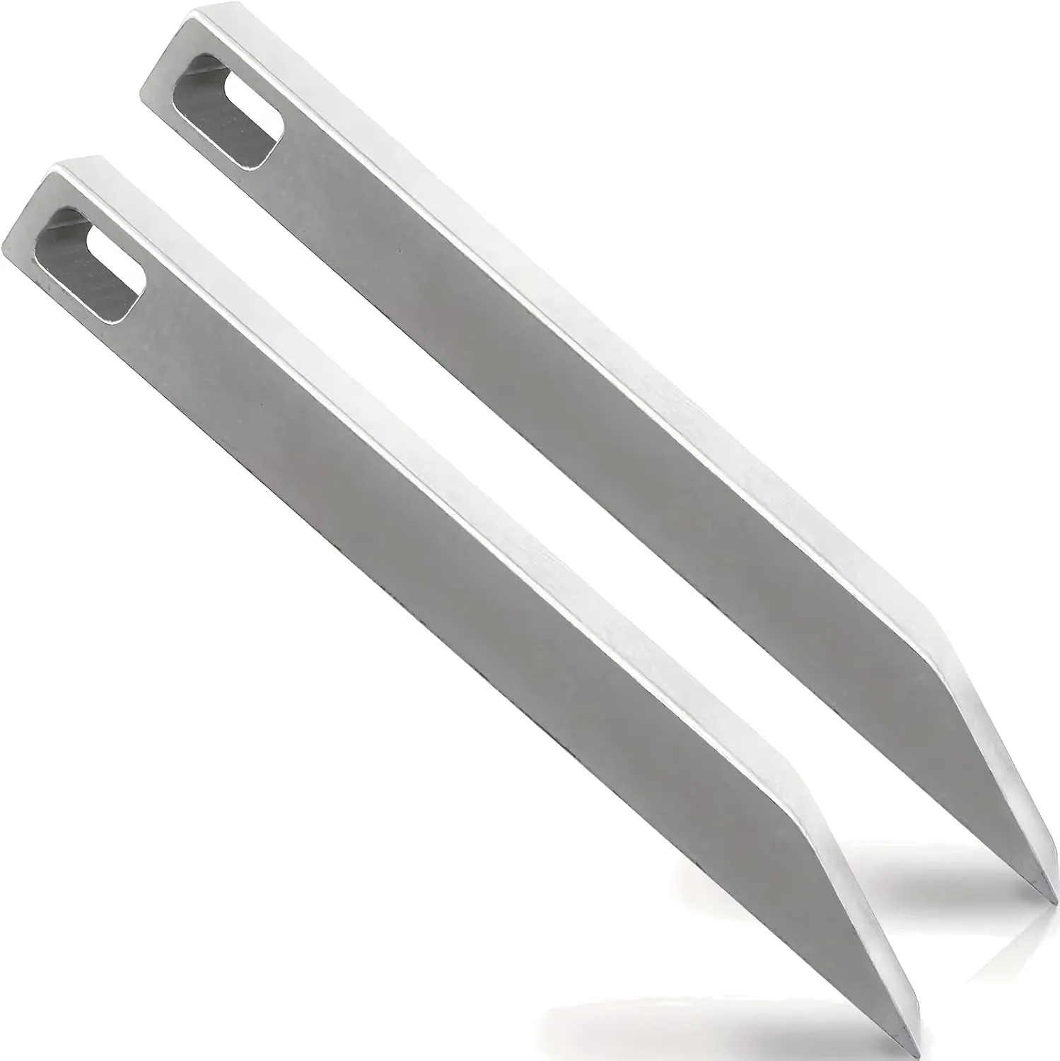 EDC Titanium Pry Bar 2 Pack - Heavy Duty Mini Keychain Prybar - Mighty Miniature Portable Multitool, Screwdriver, Bottle Opener, & Box Opener