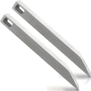 EDC Titanium Pry Bar 2 Pack - Heavy Duty Mini Keychain Prybar - Mighty Miniature Portable Multitool, Screwdriver, Bottle Opener, & Box Opener