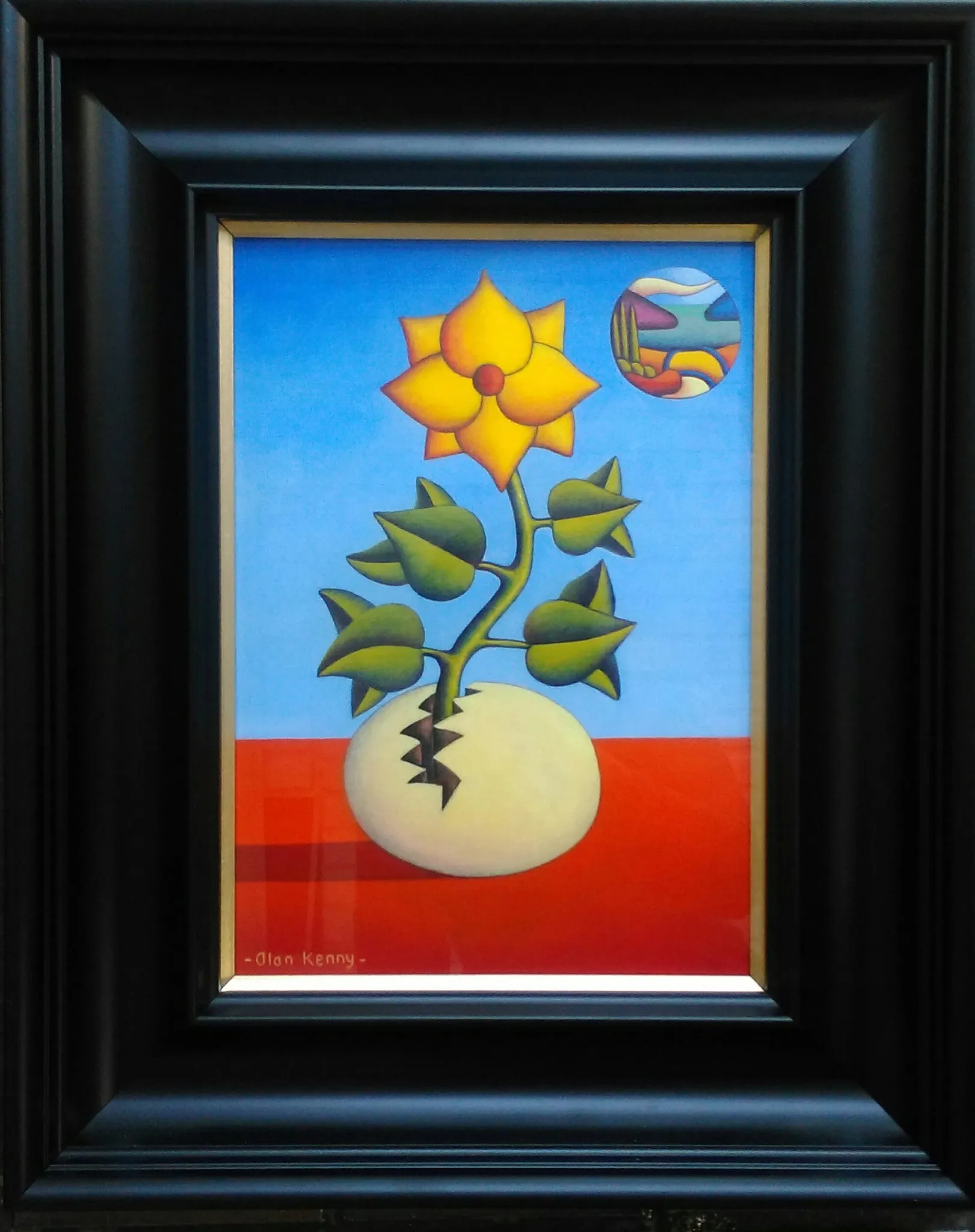 Egg With Emerging Flower
