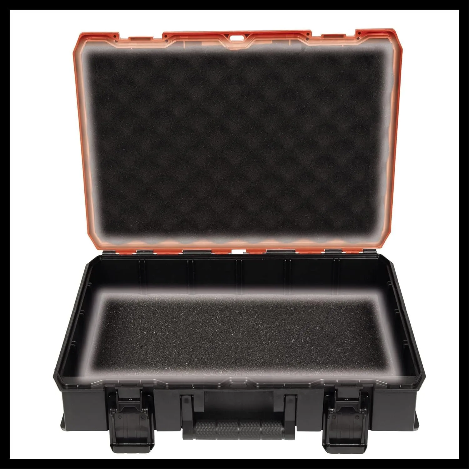 Einhell E-Case S-F System Case for Universal Storage of Tools, 44 x 32 x 13 cm External Dimensions, Max. 25 kg Load, Splashproof, Stackable, Includes Grid Foam
