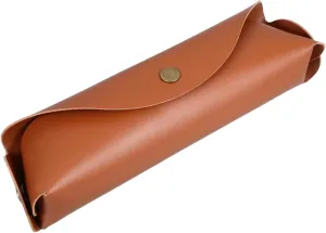 Elegant Fake Leather Garden Tool Bag Large Capacity Storage Case for Eyeglasses Pencils Pens