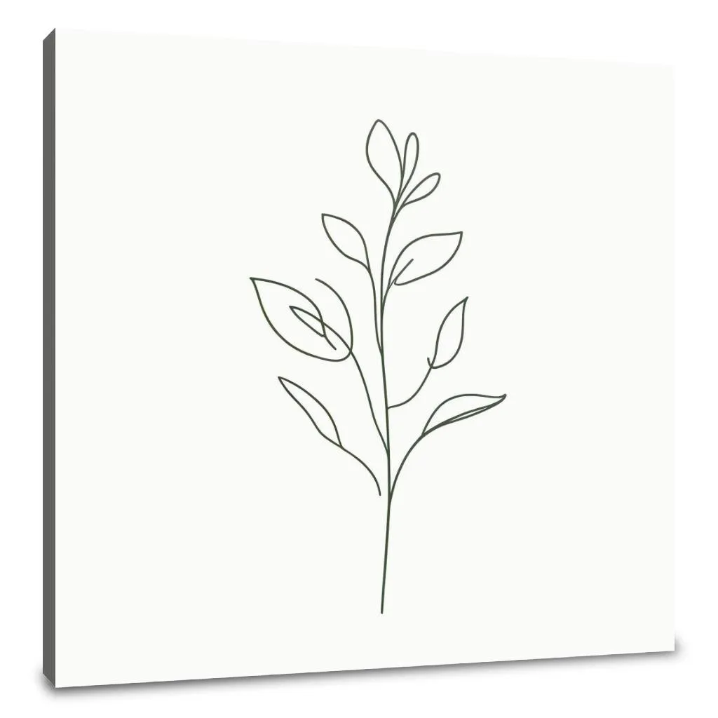Elegant Stem Canvas